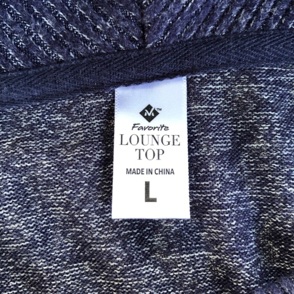 Member's Mark Favorite Lounge Blue Top Size L - Picture 7 of 9